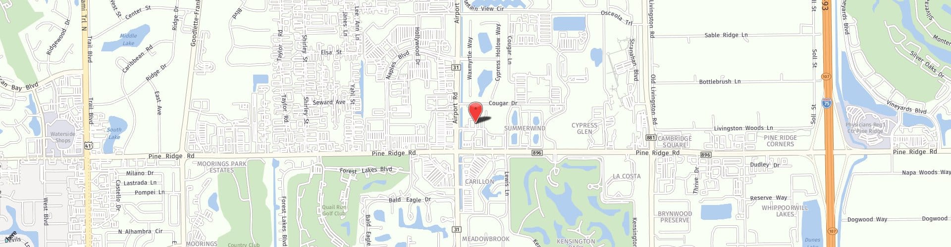 Location Map: 5440 Park Central Court Naples, FL 34109